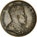 Coin, Jersey, Edward VII, 1/24 Shilling, 1909, EF(40-45), Bronze, KM:9