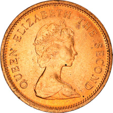 Coin, Jersey, Elizabeth II, 1/2 Penny, 1981, AU(55-58), Bronze, KM:45