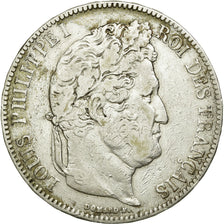 Coin, France, Louis-Philippe, 5 Francs, 1832, Paris, VF(20-25), Silver