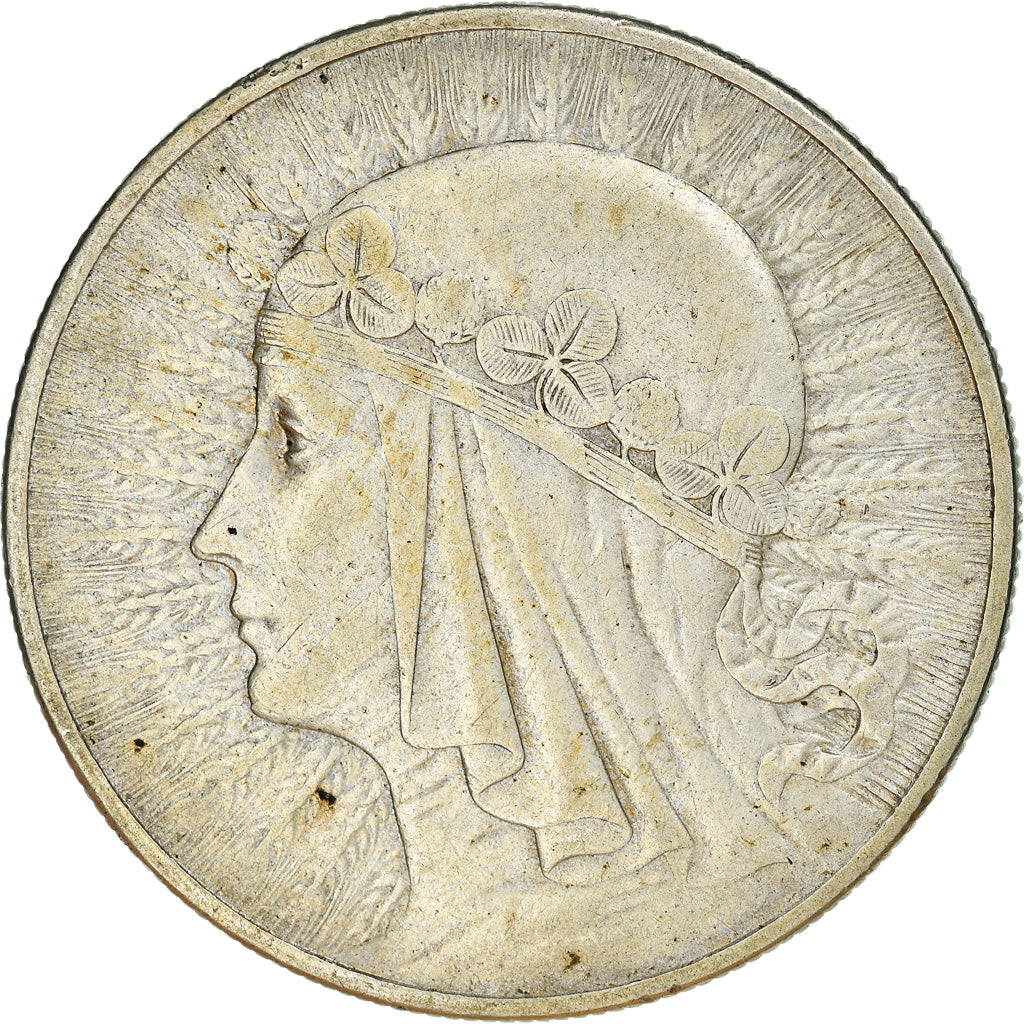 Moneta, Polonia, 10 Zlotych, 1932, Warsaw, BB, Argento, KM:22