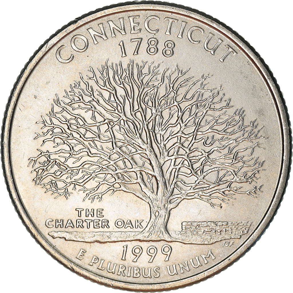 Moeda, Estados Unidos da América, Quarter, 1999, U.S. Mint, Denver, AU(50-53)