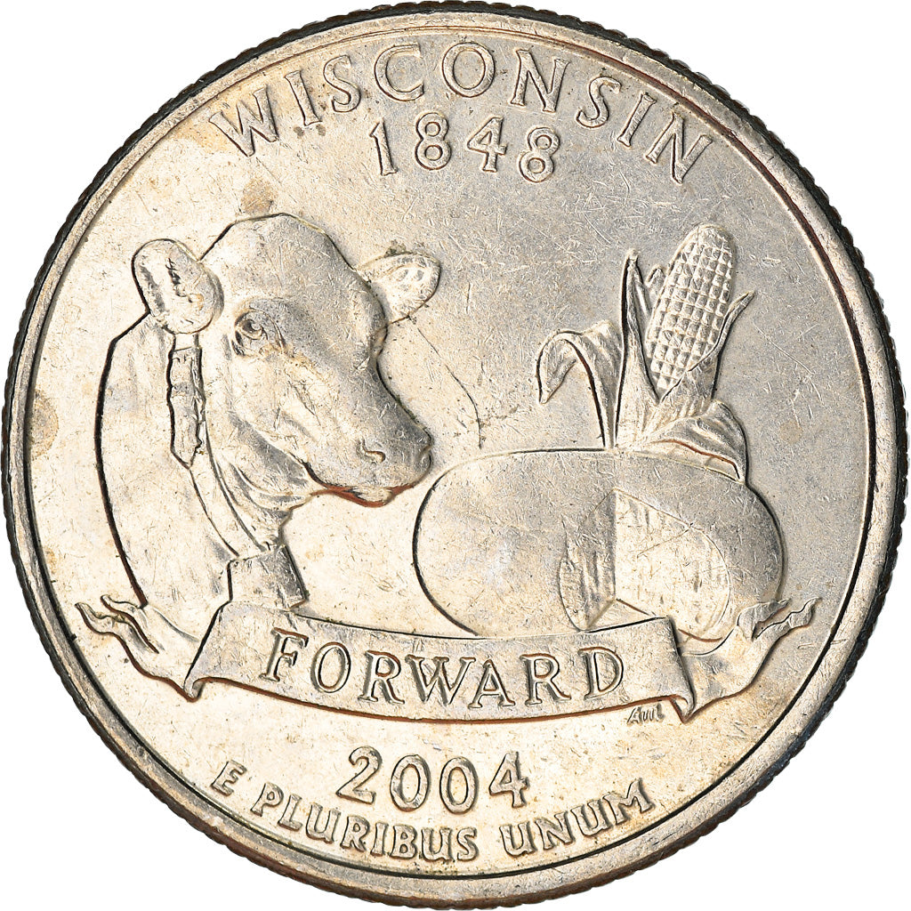Moeda, Estados Unidos da América, Quarter, 2004, U.S. Mint, Denver, EF(40-45)