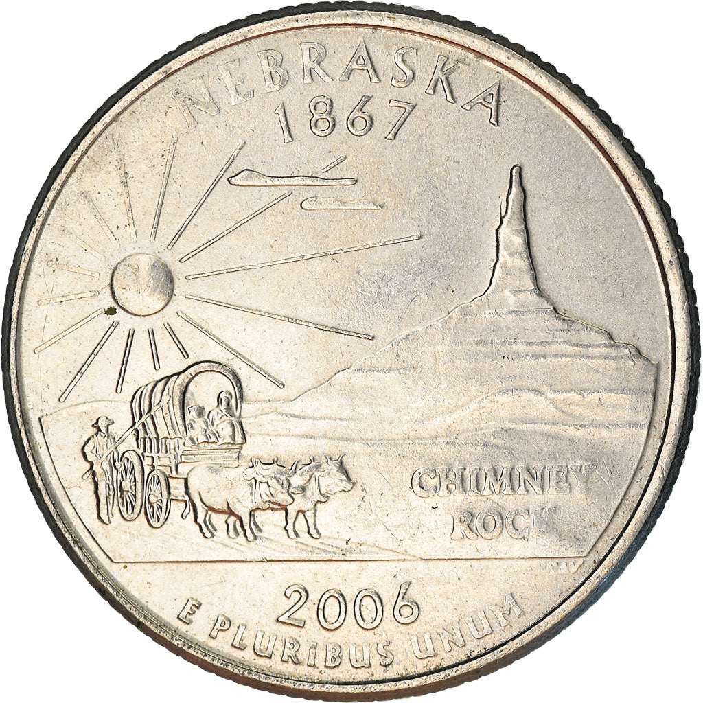Moeda, Estados Unidos da América, Quarter, 2006, U.S. Mint, Denver, AU(50-53)