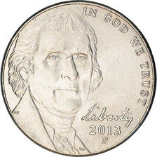 Moneta, Stati Uniti, Jefferson large facing portrait - Enhanced Monticello