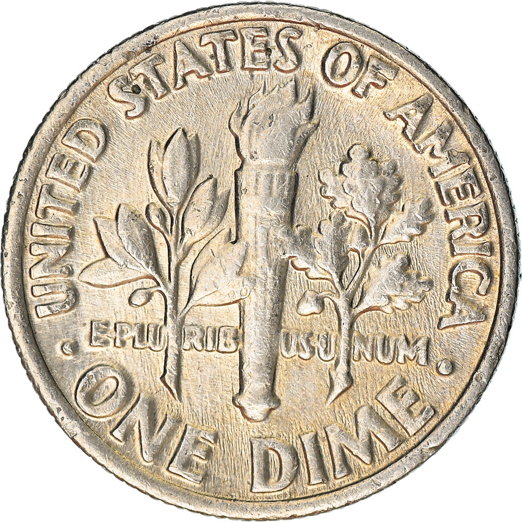 Moeda, Estados Unidos da América, Roosevelt Dime, Dime, 1982, U.S. Mint