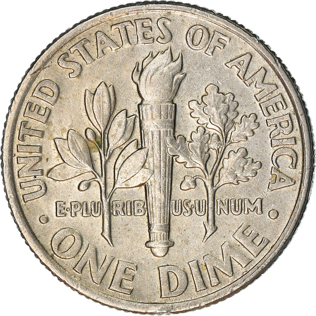 Moneta, Stati Uniti, Roosevelt Dime, Dime, 1992, U.S. Mint, Philadelphia, BB