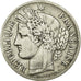 Moneda, Francia, Cérès, 5 Francs, 1850, Strasbourg, BC+, Plata, KM:761.2