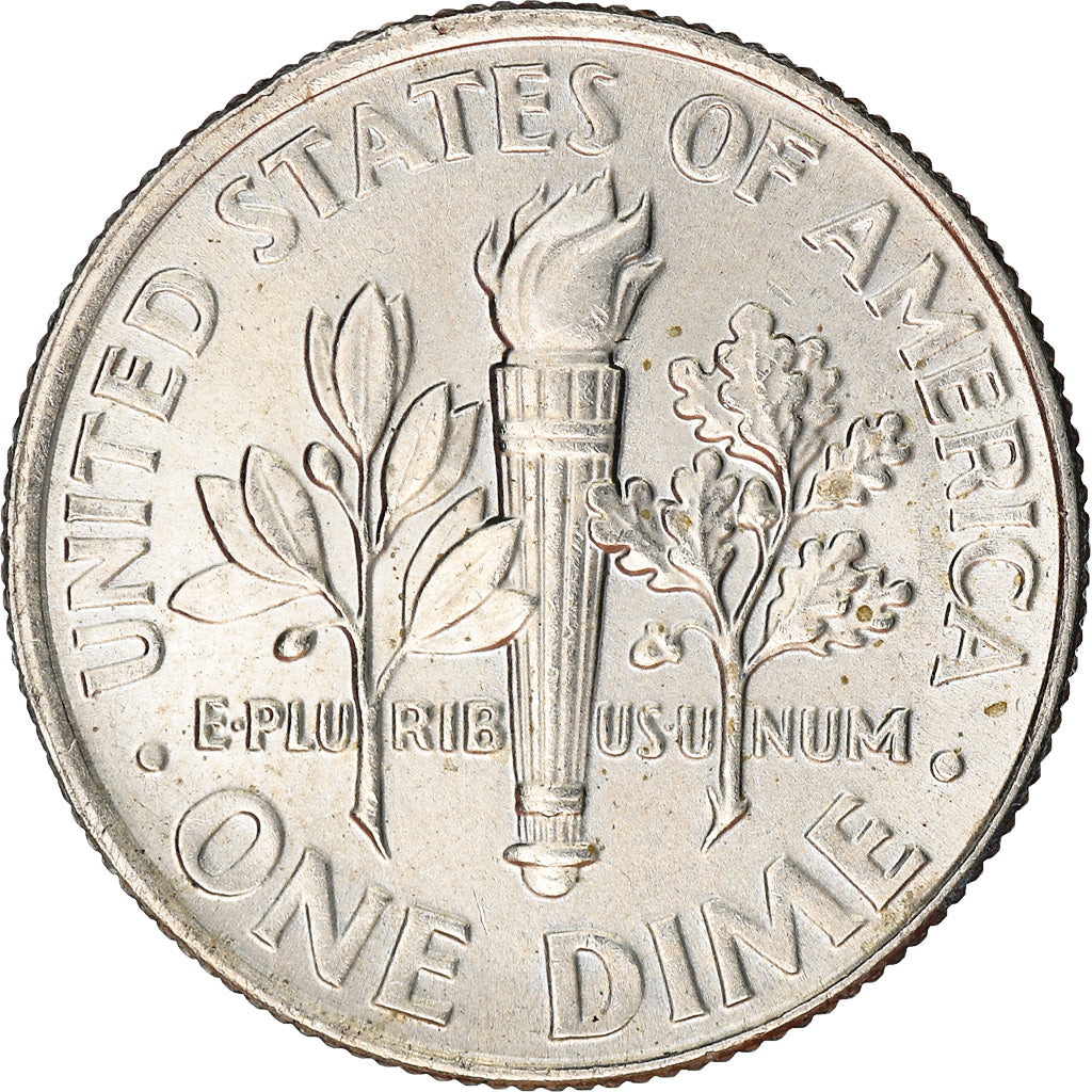 Munten, Verenigde Staten, Dime, 2014, Philadelphia, ZF, Copper-Nickel Clad