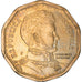 Coin, Chile, 50 Pesos, 2009, Santiago, EF(40-45), Aluminum-Bronze, KM:219.2