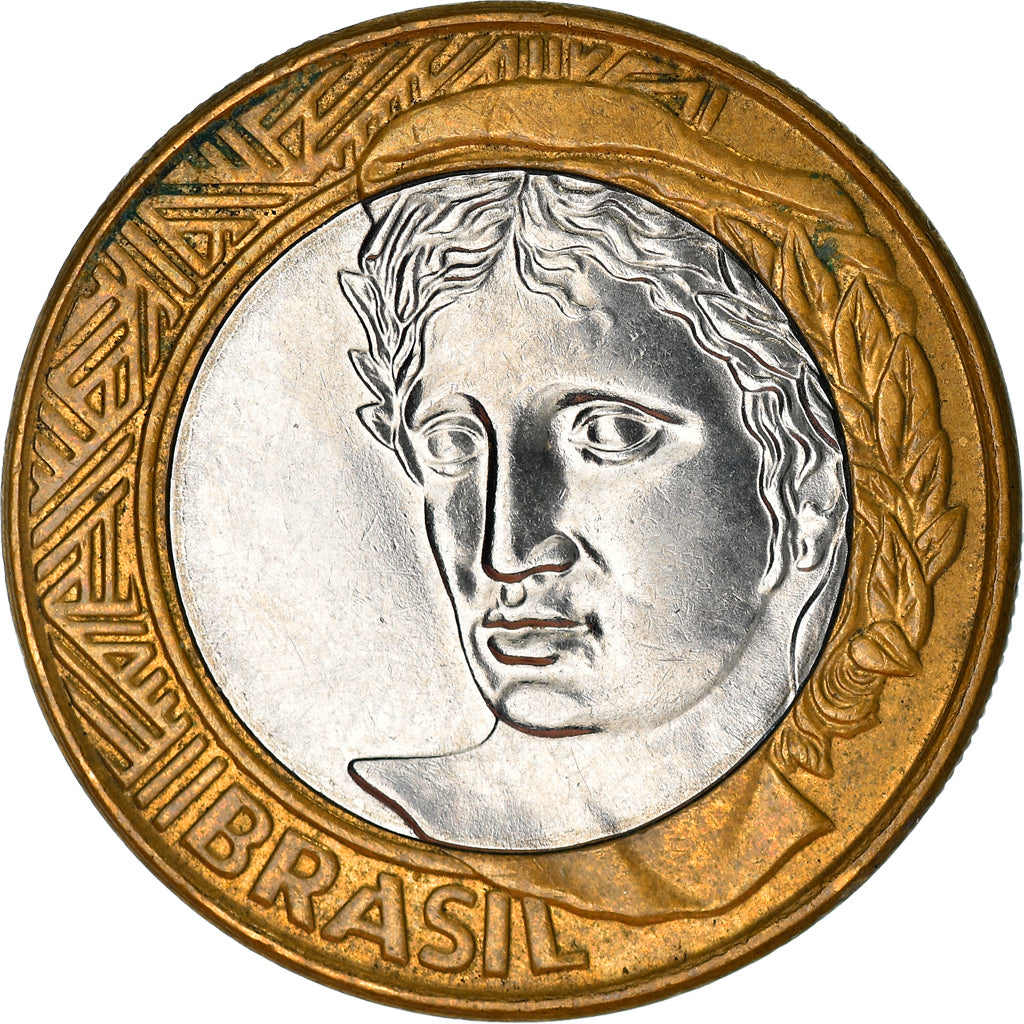 Coin, Brazil, Real, 2008, Rio de Janeiro, VF(30-35), Bi-Metallic, KM:652a