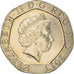 Coin, Great Britain, Elizabeth II, 20 Pence, 2013, EF(40-45), Copper-nickel