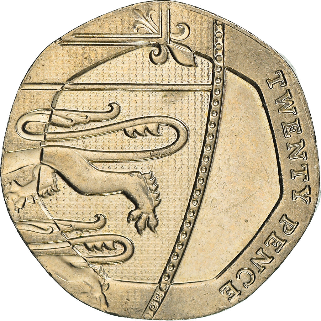 Moneta, Gran Bretagna, 20 Pence, 2014, BB, Rame-nichel