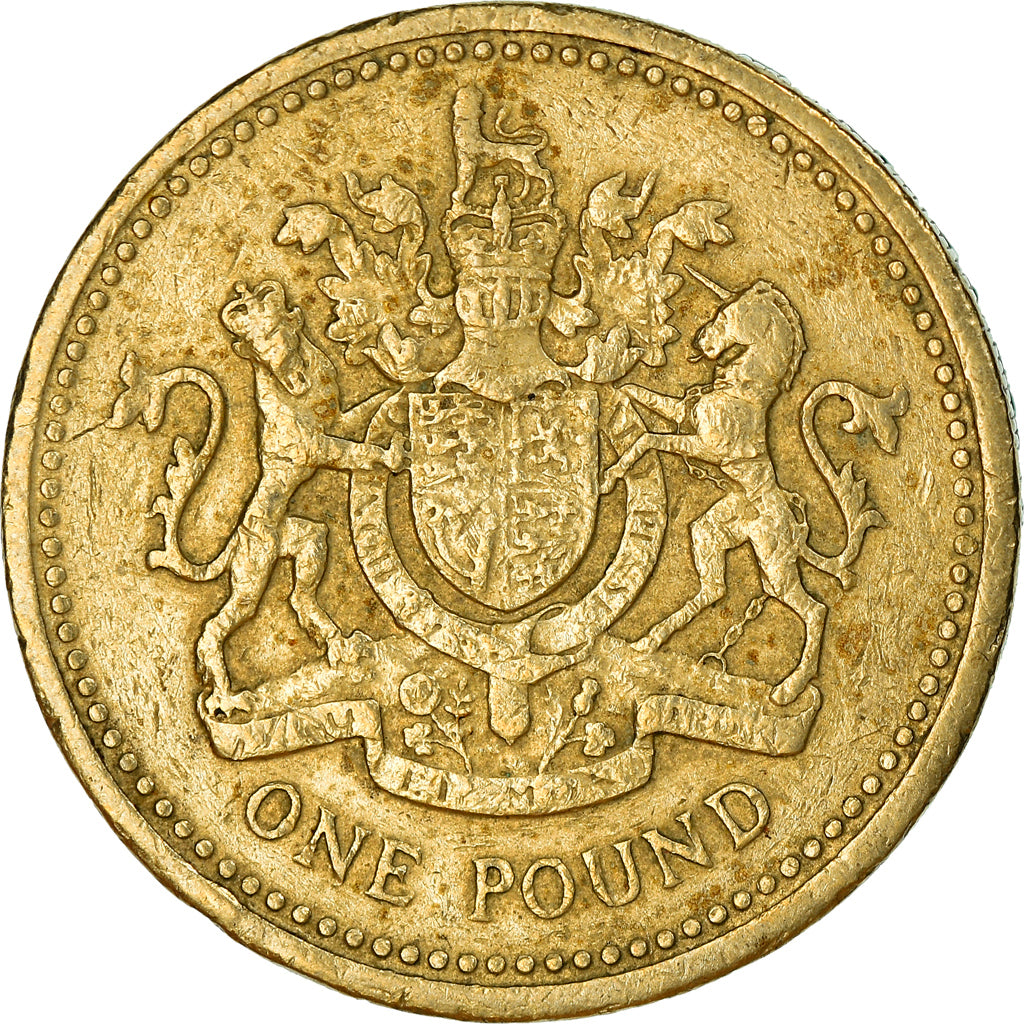 Coin, Great Britain, Elizabeth II, Pound, 1993, VF(30-35), Nickel-brass, KM:964