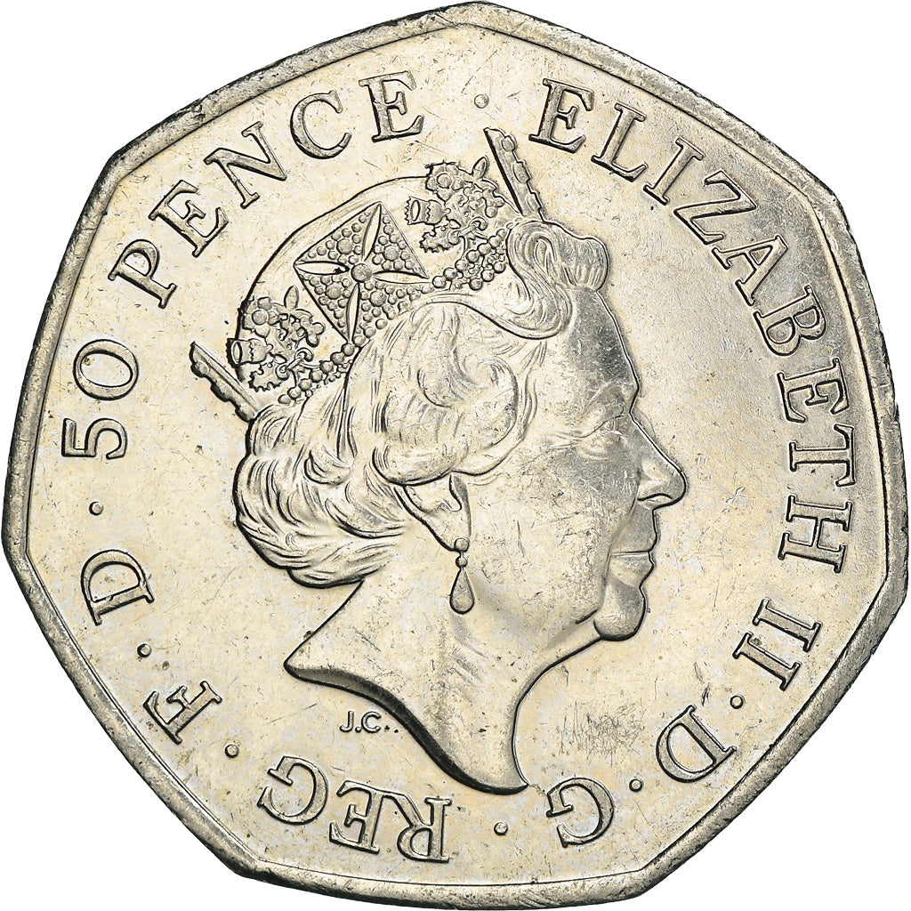 Moneta, Gran Bretagna, 50 Pence, 2016, BB, Rame-nichel