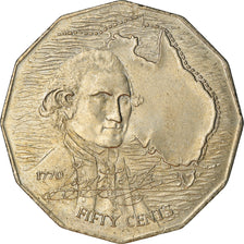 Coin, Australia, Elizabeth II, 50 Cents, 1970, Melbourne, AU(55-58)