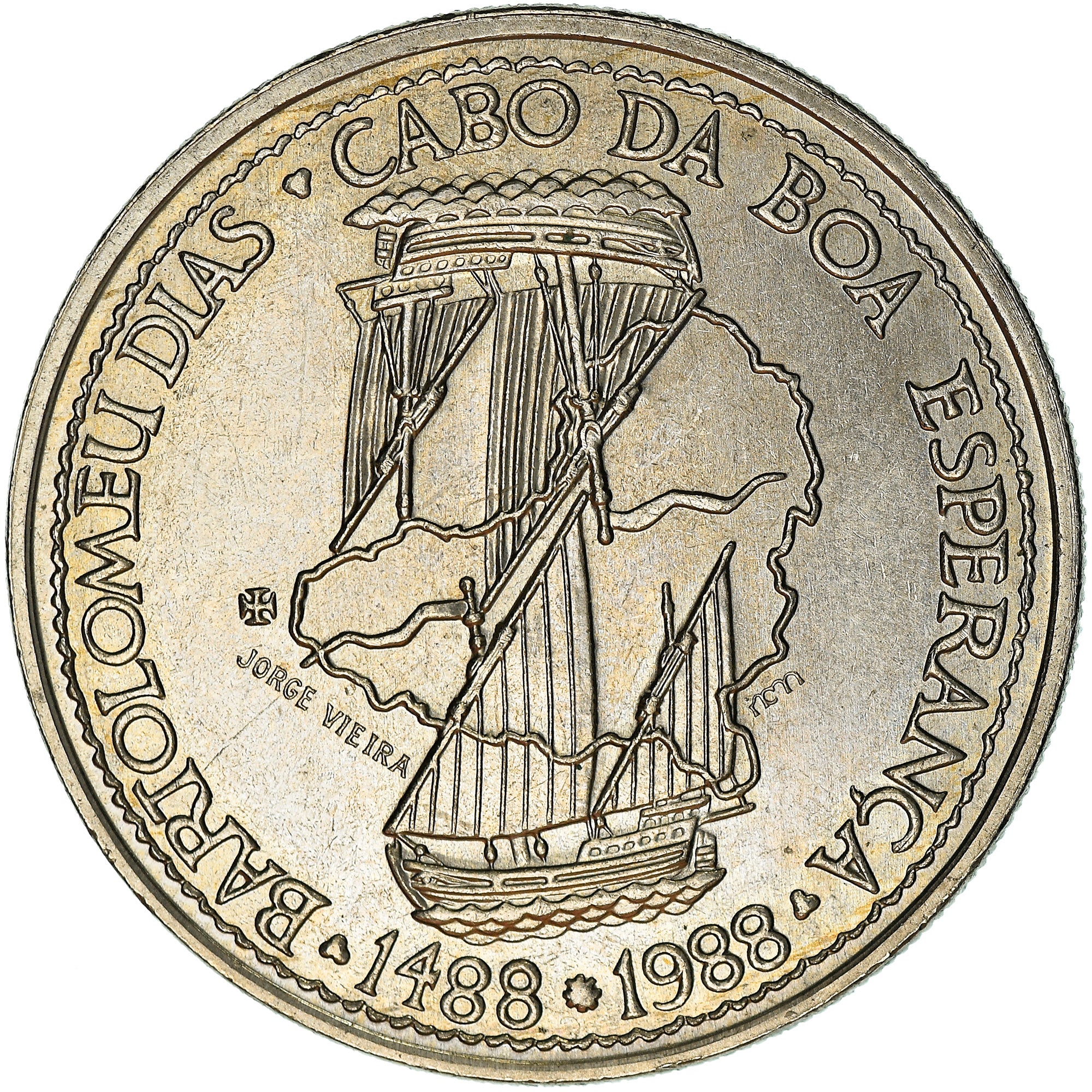 Coin, Portugal, 100 Escudos, 1988, AU(50-53), Silver, KM:642a