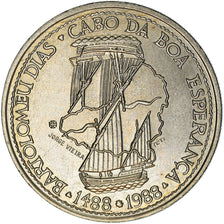 Coin, Portugal, 100 Escudos, 1988, AU(50-53), Silver, KM:642a