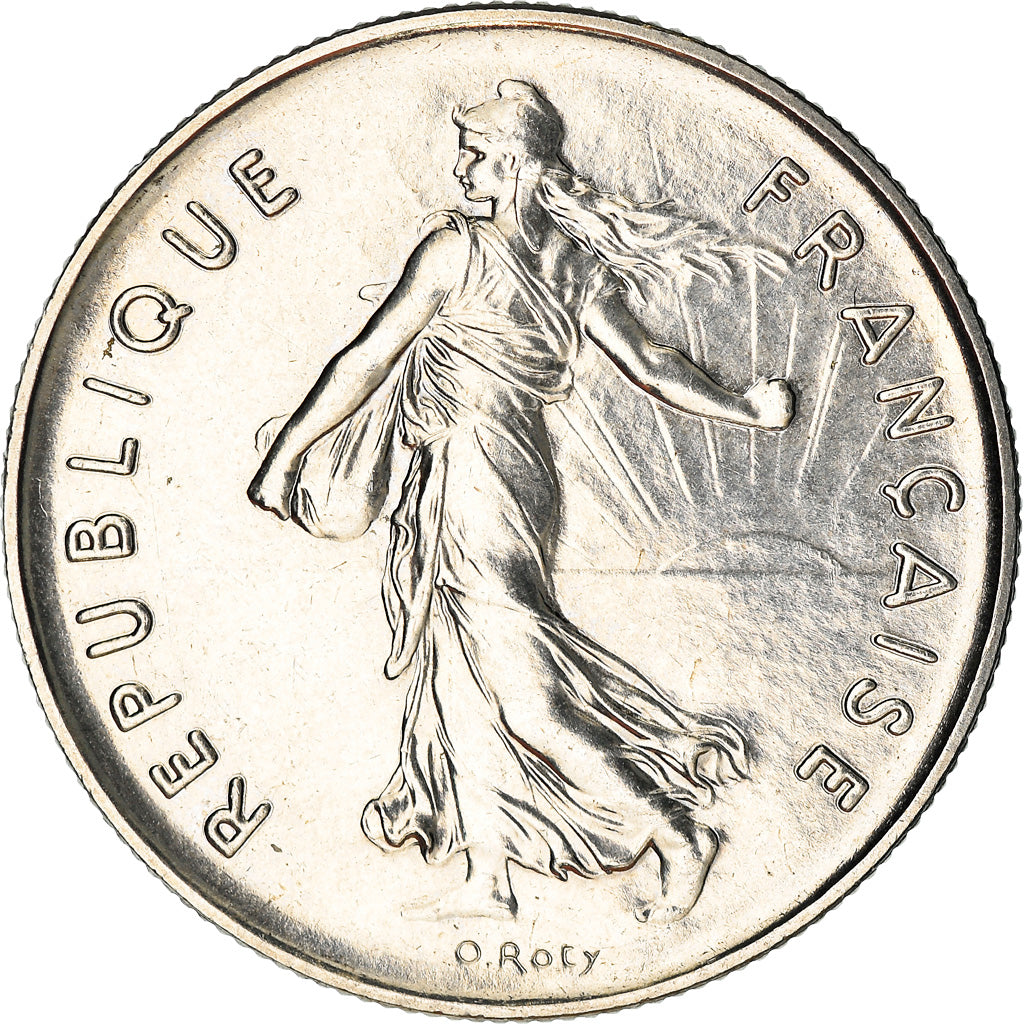 Coin, France, Semeuse, 5 Francs, 1988, Paris, AU(55-58), Nickel Clad