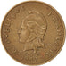 FRENCH POLYNESIA, 100 Francs, 1987, Paris, KM #14, AU(50-53), Nickel-Bronze,...