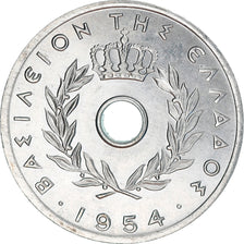 Moeda, Grécia, 5 Lepta, 1954, AU(55-58), Alumínio, KM:77
