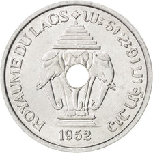 LAO, 20 Cents, 1952, Paris, KM #5, MS(63), Aluminum, 27, Lecompte #6, 2.21