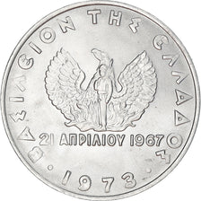 Coin, Greece, 20 Lepta, 1973, AU(55-58), Aluminum, KM:104