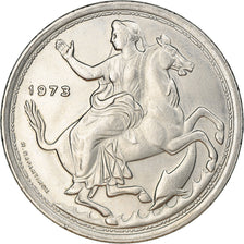 Coin, Greece, Constantine II, 20 Drachmai, 1973, EF(40-45), Copper-nickel