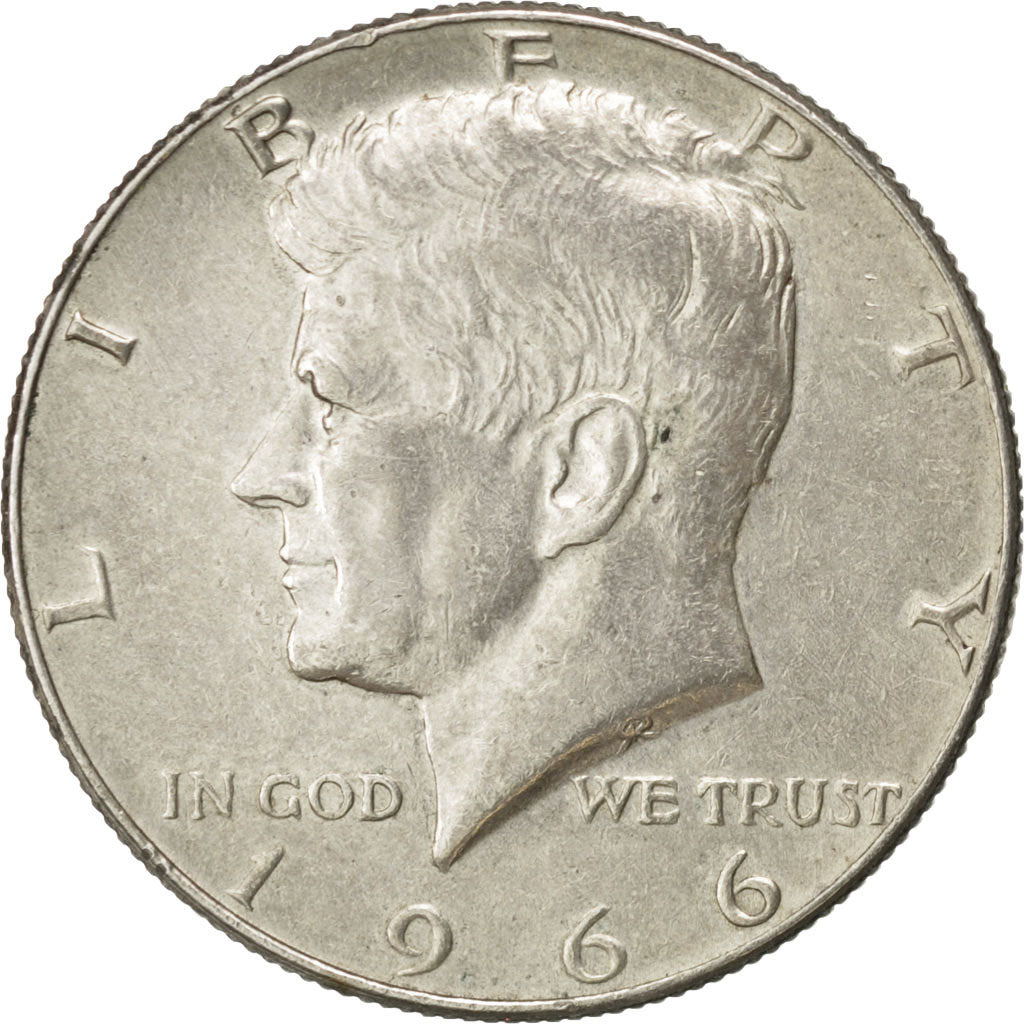 États-Unis, Kennedy 1/2 Dollar 1966, KM 202a