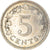Moneta, Malta, 5 Cents, 1972, British Royal Mint, BB, Rame-nichel, KM:10
