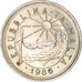 Coin, Malta, 2 Cents, 1986, British Royal Mint, EF(40-45), Copper-nickel, KM:79