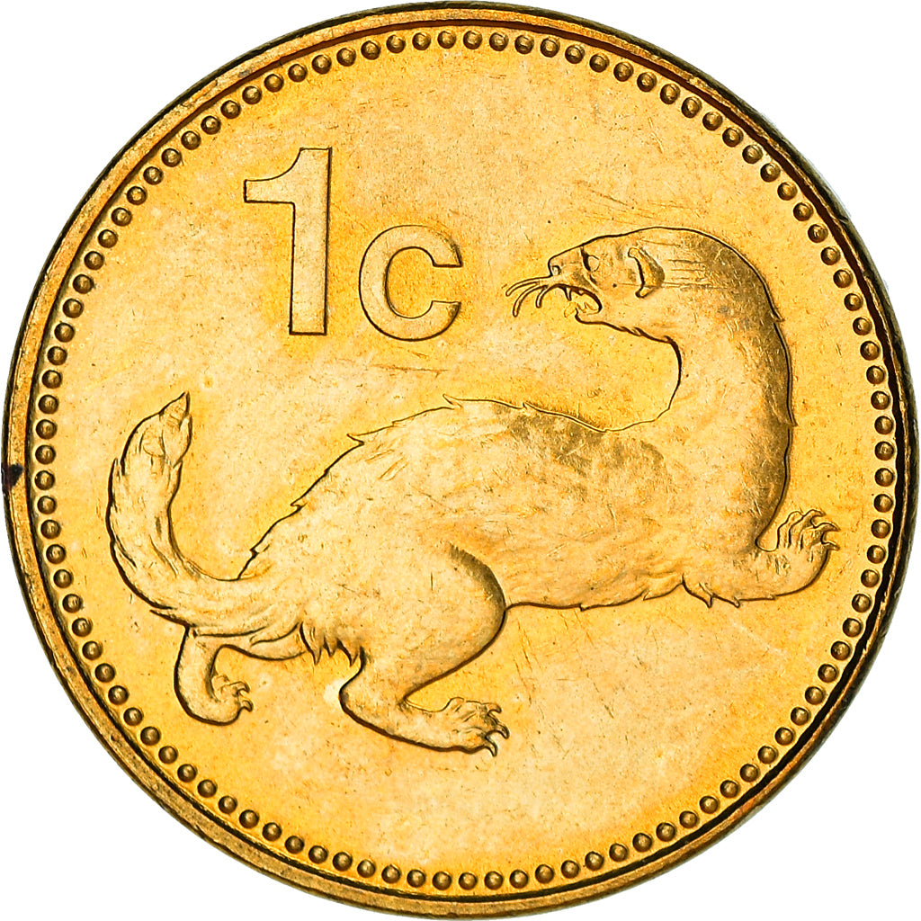 Moneta, Malta, Cent, 1986, British Royal Mint, BB, Nichel-ottone, KM:78