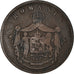 Moneda, Rumanía, Carol I, 10 Bani, 1867, BC+, Cobre, KM:4.1