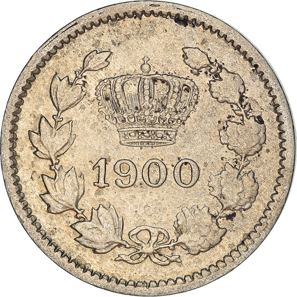 Coin, Romania, Carol I, 10 Bani, 1900, EF(40-45), Copper-nickel, KM:29
