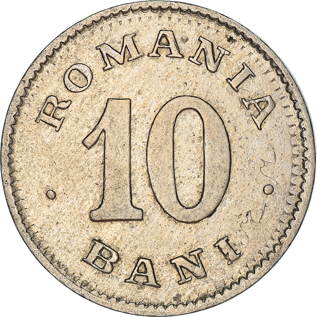 Coin, Romania, Carol I, 10 Bani, 1900, EF(40-45), Copper-nickel, KM:29