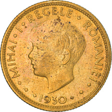 Moneta, Rumunia, Mihai I, 5 Lei, 1930, VF(30-35), Mosiądz niklowy, KM:48