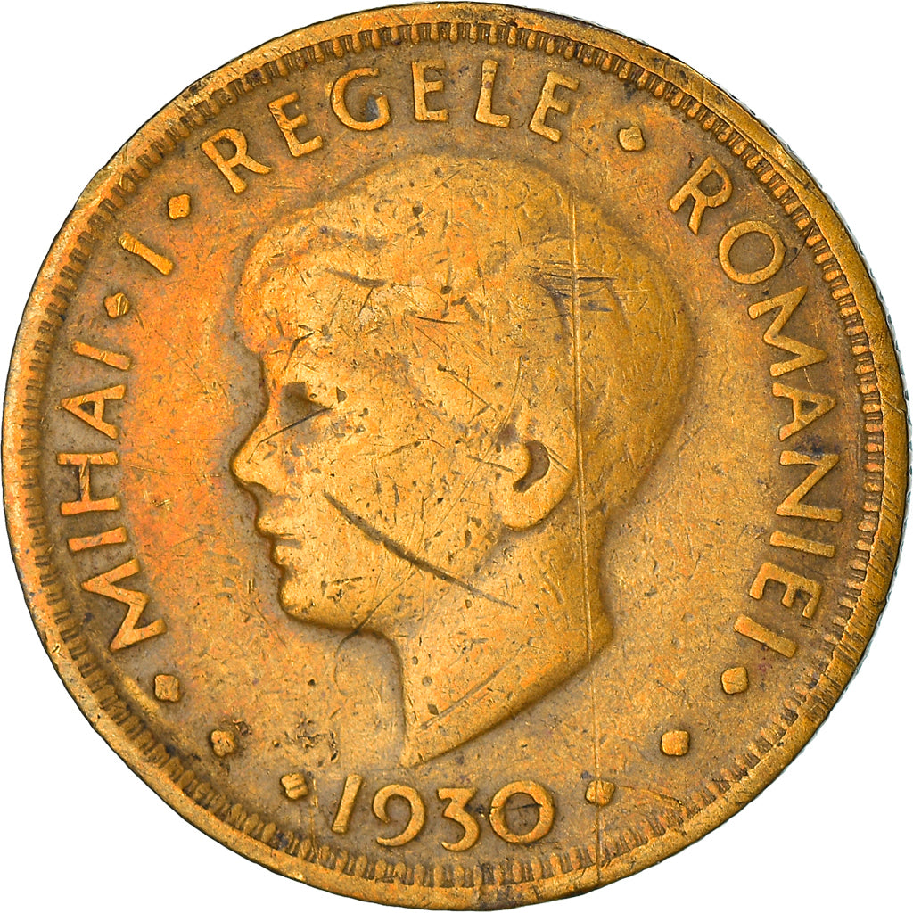 Coin, Romania, Mihai I, 5 Lei, 1930, VF(30-35), Nickel-brass, KM:48