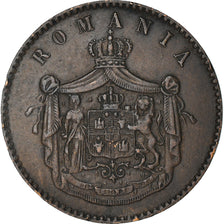Coin, Romania, Carol I, 2 Bani, 1867, EF(40-45), Copper, KM:2.1