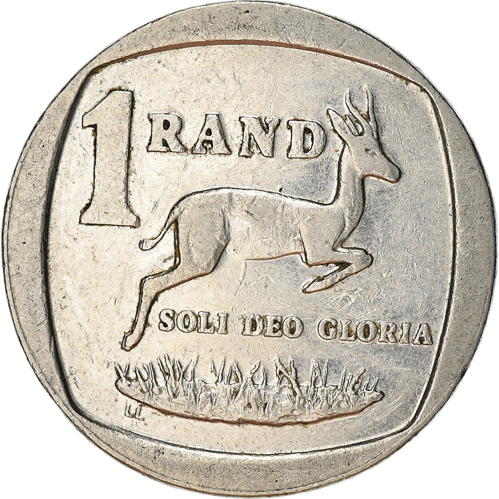 Moeda, África do Sul, Rand, 1997, EF(40-45), Cobre Niquelado, KM:164