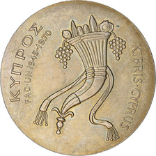 Moneta, Cipro, 500 Mils, 1970, BB, Rame-nichel, KM:43