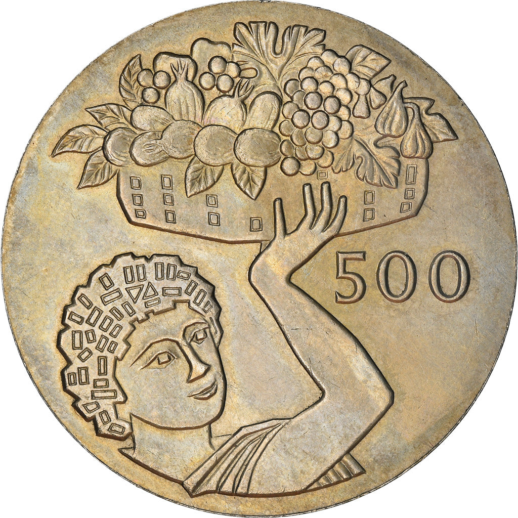 Moneta, Cipro, 500 Mils, 1970, BB, Rame-nichel, KM:43