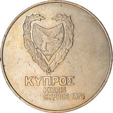 Coin, Cyprus, 500 Mils, 1975, EF(40-45), Copper-nickel, KM:44