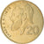 Coin, Cyprus, 20 Cents, 1989, EF(40-45), Nickel-brass, KM:62.1