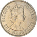 Coin, Cyprus, 100 Mils, 1955, EF(40-45), Copper-nickel, KM:37