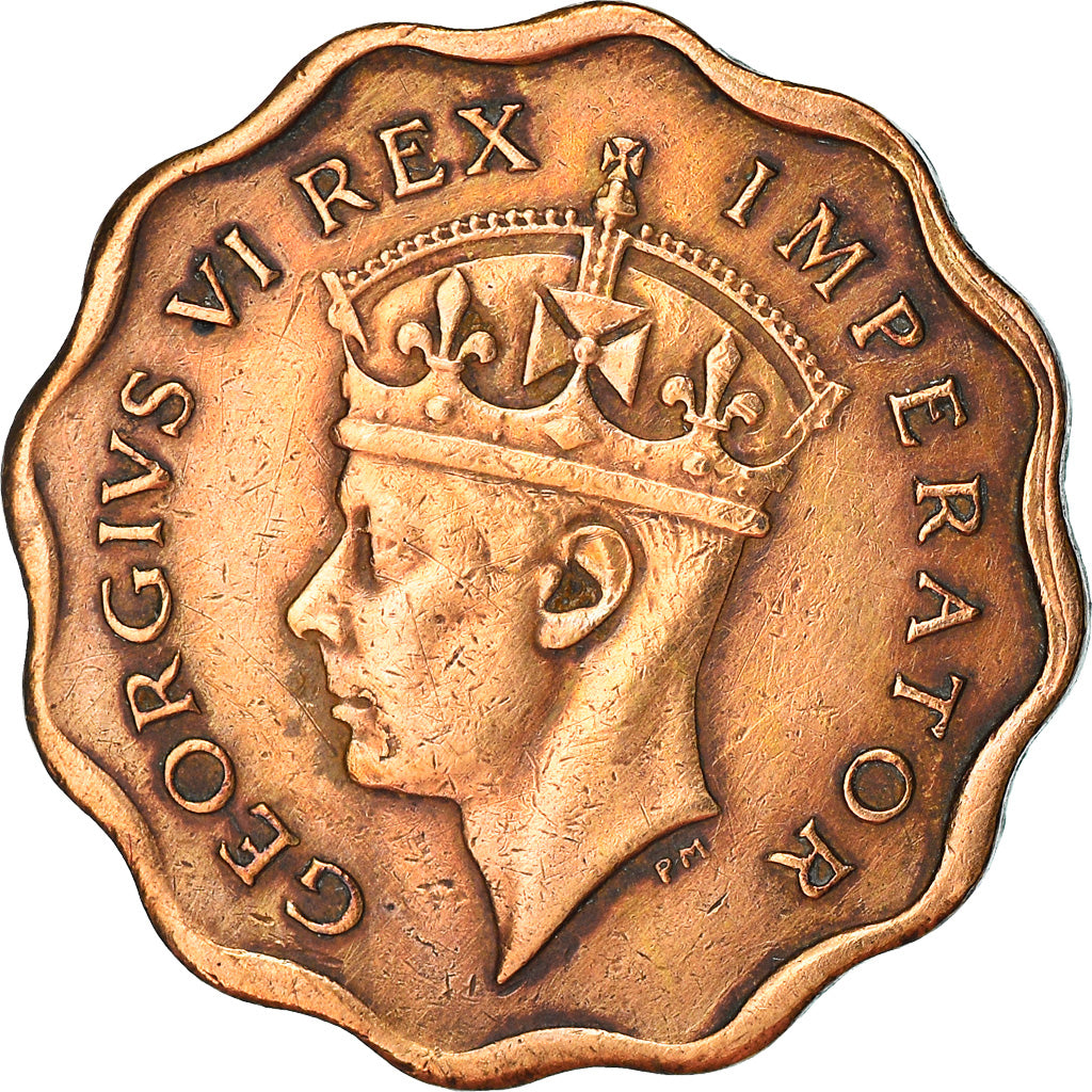 Coin, Cyprus, 1/2 Piastre, 1944, EF(40-45), Bronze, KM:22a