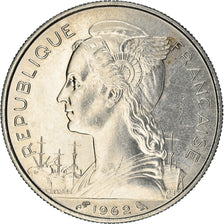 Coin, Réunion, 50 Francs, 1962, EF(40-45), Nickel, KM:12