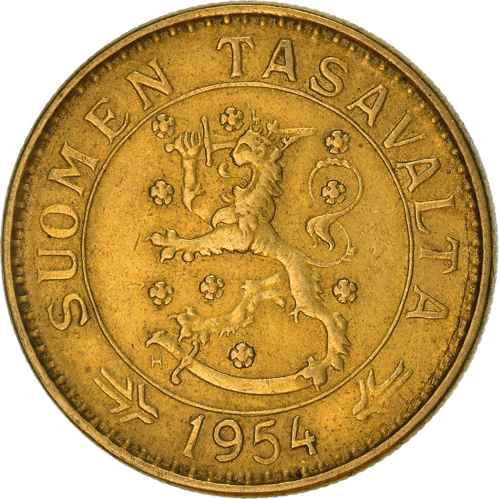 Monnaie, Finlande, 20 Markkaa, 1954, TTB, Aluminum-Bronze, KM:39