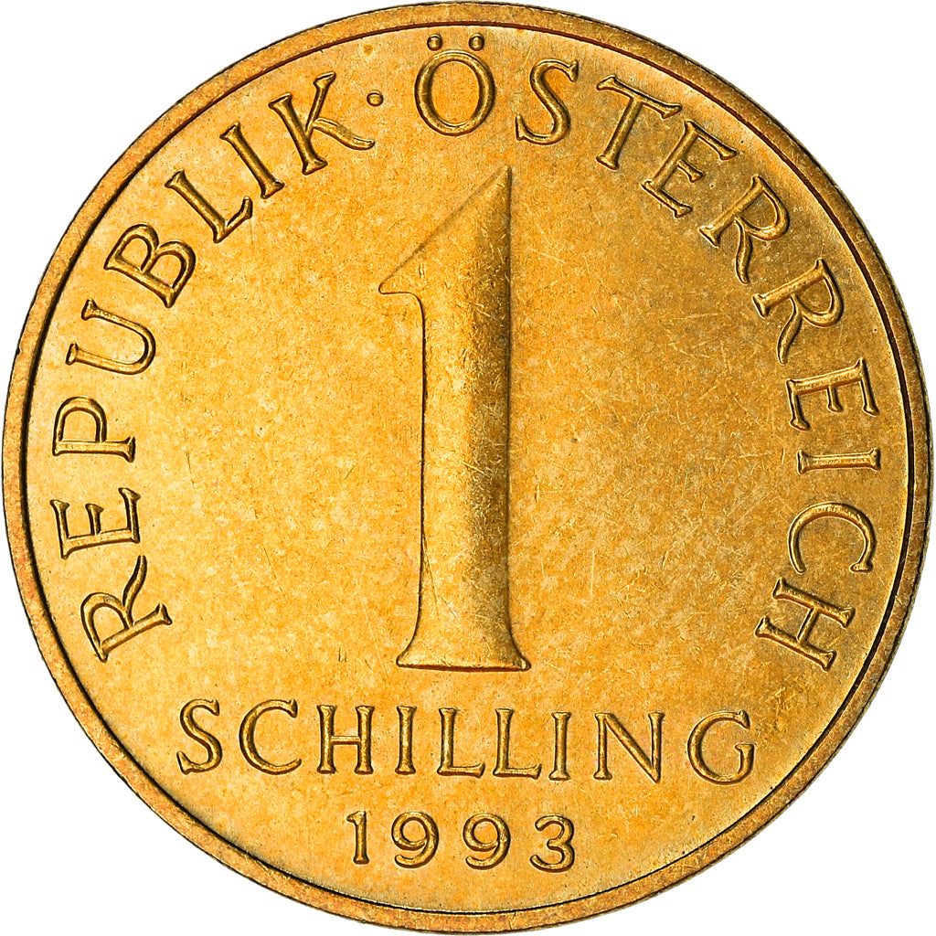 Coin, Austria, Schilling, 1993, AU(55-58), Aluminum-Bronze, KM:2886