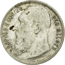 Coin, Belgium, Franc, 1909, VF(30-35), Silver, KM:56.2
