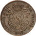 BELGIUM, Centime, 1907, KM #33.1, AU(55-58), Copper, 16.7, 1.96