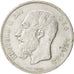 BELGIUM, 5 Francs, 5 Frank, 1873, KM #24, EF(40-45), Silver, 24.87